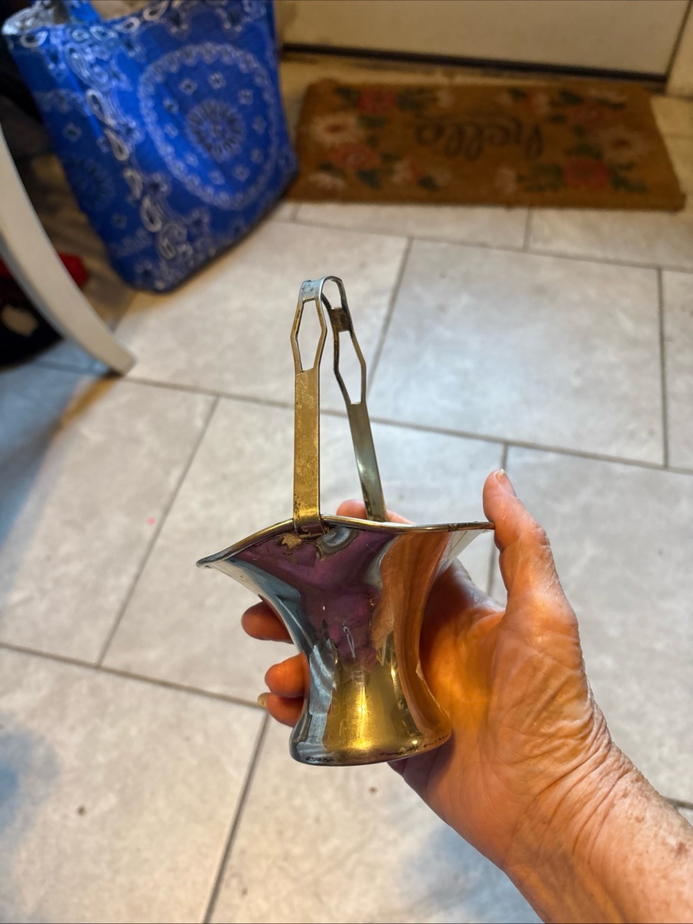 Farberware Silver-Tone Sugar Bowl with Tongs